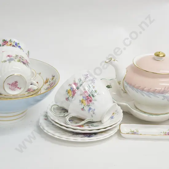 Small Quantity of Assorted Floral Fancy China