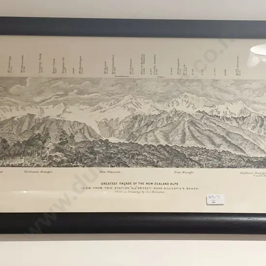 Print of New Zealand Alps
