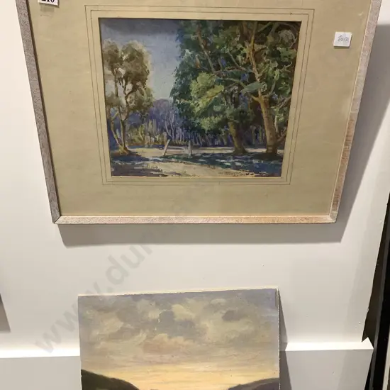 R. L. Tingey "The Park Masterton" and Small Oil (2)