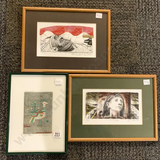 Jenny Dolezel with Stephen Allwood & Other Muka Prints (3)