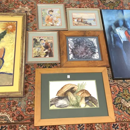 Eight Various Artworks