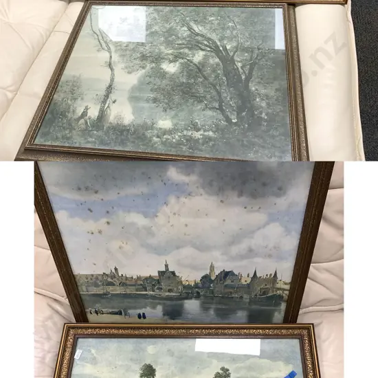 Four Gilt Framed Prints