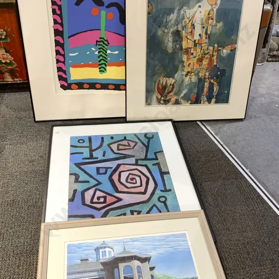 Four Large Framed Prints