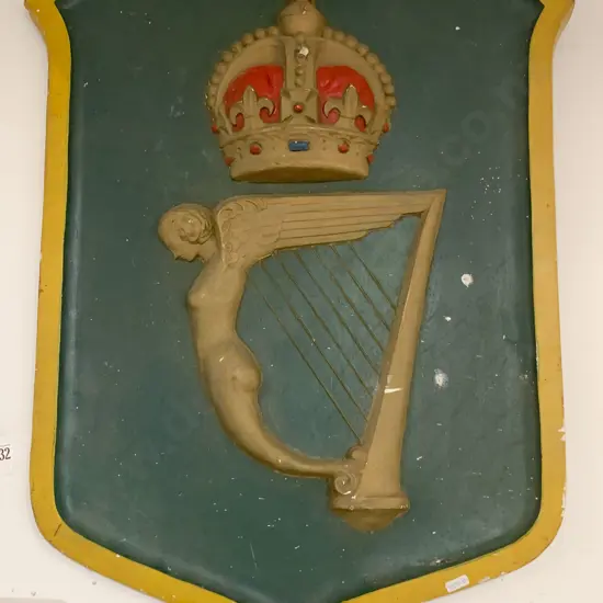 Plaster Irish Shield