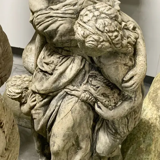Garden Ornament of Mother and Child