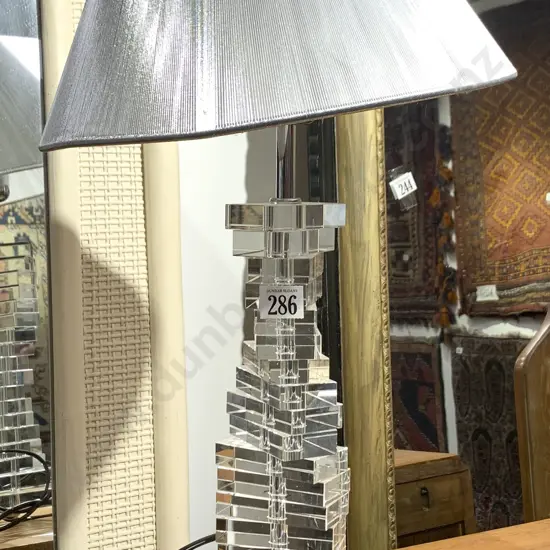 Modern Angular Glass Lamp