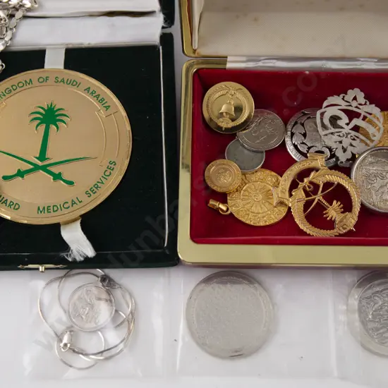 Various Silver and Plated Medallions