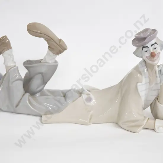 Lladro Figure of Clown with Beach Ball