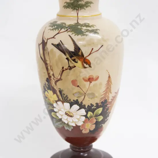 Hand Painted Decorative Glass Vase