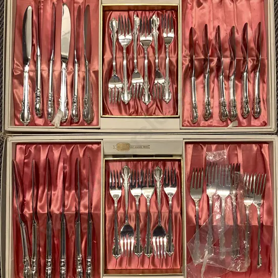 Two Boxed Set of Rogers Plated Cutlery