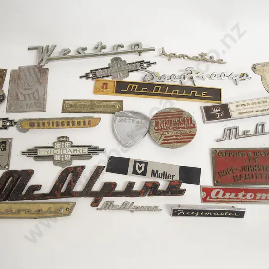 Box of Vintage Electronic Signage