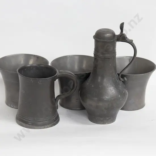 Five Pieces of Pewter
