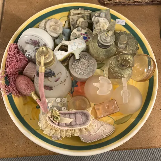 China Bowl and Selection Glass and Other Ornaments