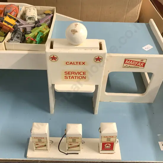 Toy Garage and Quantity of Toy Cars and Trucks