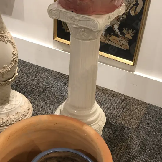 Four Planters and One Stand