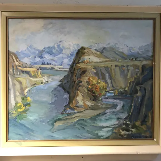 Mabel Still NZ River Landscape