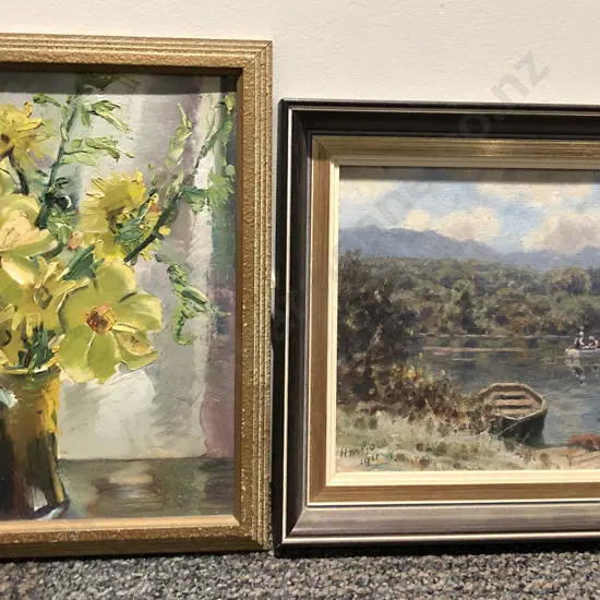 H M Gore River Scene and Still Life