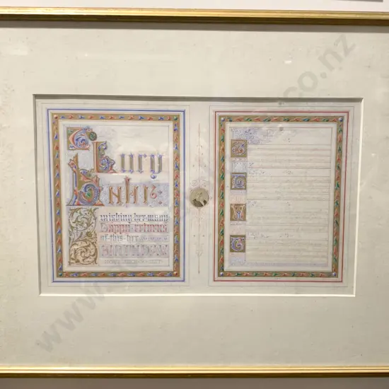 Framed Illuminated Card