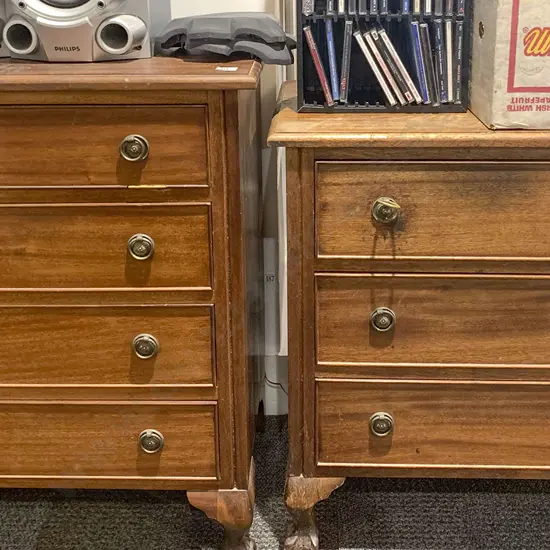 Two Small Mahogany Chests (a/f)