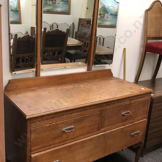 Oak Dressing Table