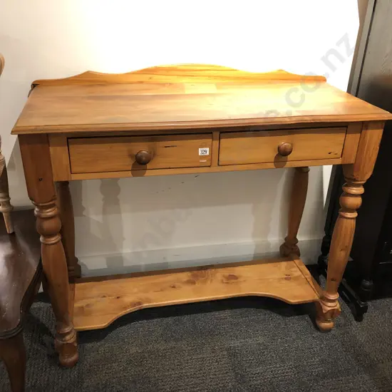 Rimu Two Drawer Hall Table