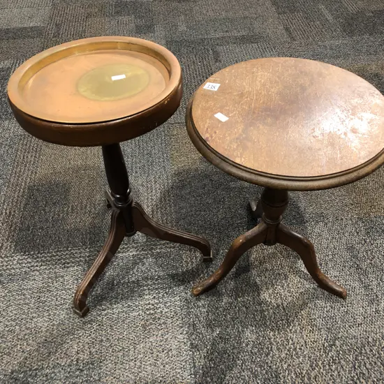 Two Tripod Occasional Tables