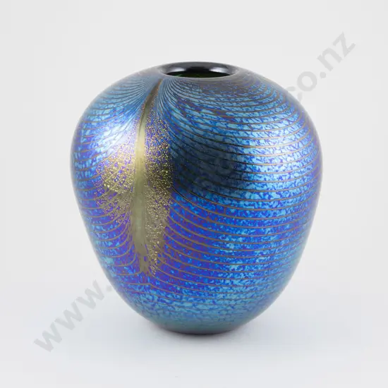 Garry Nash Iridescent Ovoid Vase