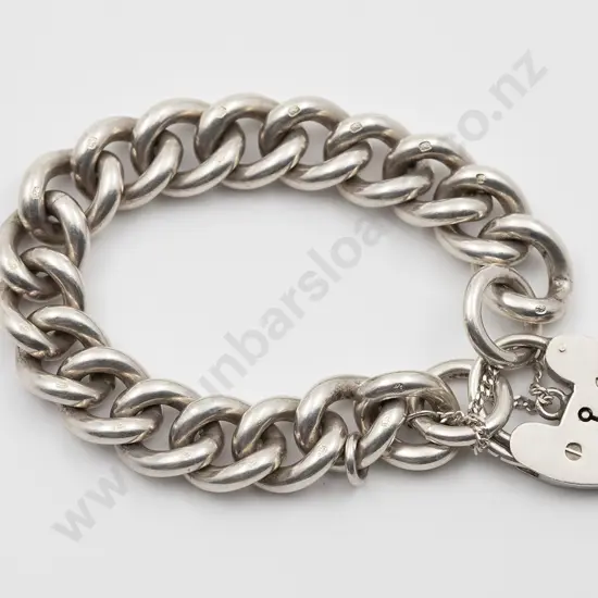 Heavy S/S Curb Link Bracelet
