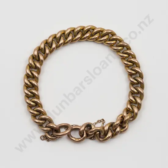 9ct Hollow Curb Link Bracelet