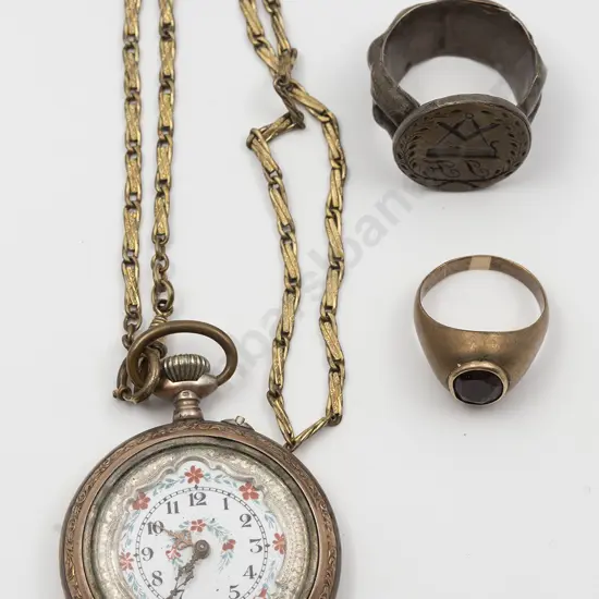 European .800 Silver Open Face Lever Wind Pocket Watch