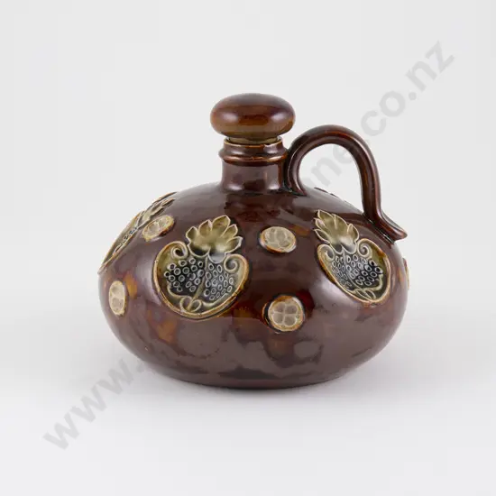 Doulton Stoneware Decanter with Original Stopper