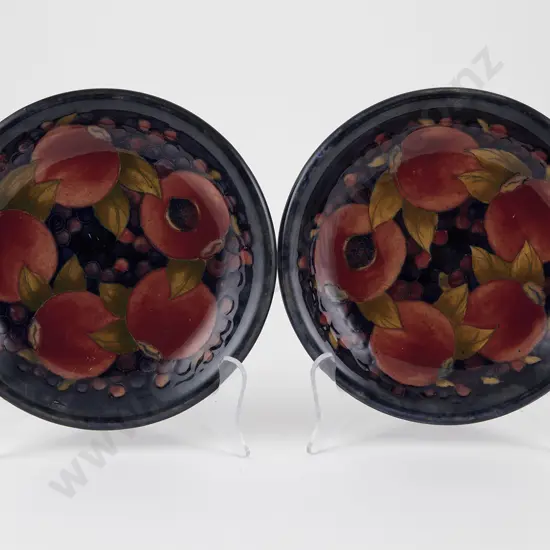 Two Walter Moorcroft Slightly Shallow Plates