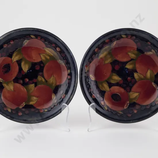 Two Walter Moorcroft Slightly Shallow Plates