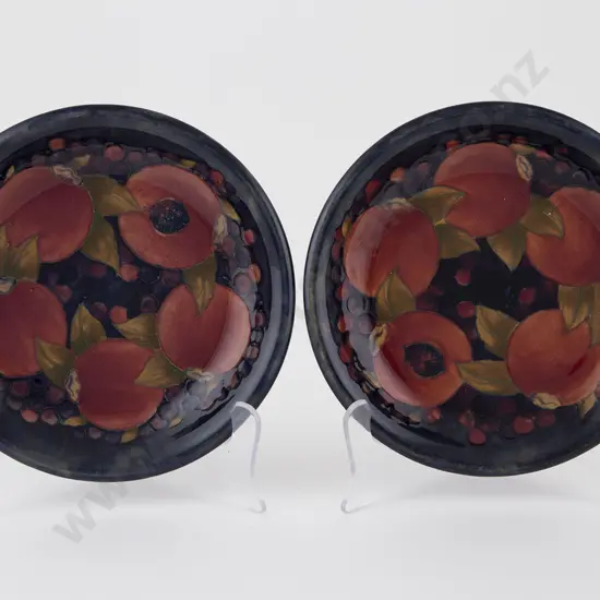 Two Walter Moorcroft Slightly Shallow Plates