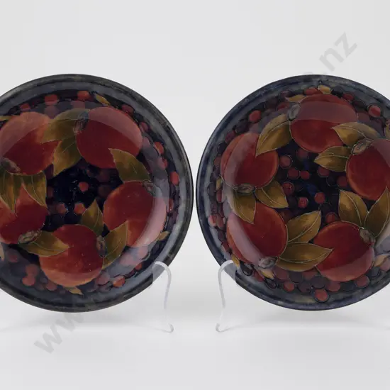 Two Walter Moorcroft Slightly Shallow Plates
