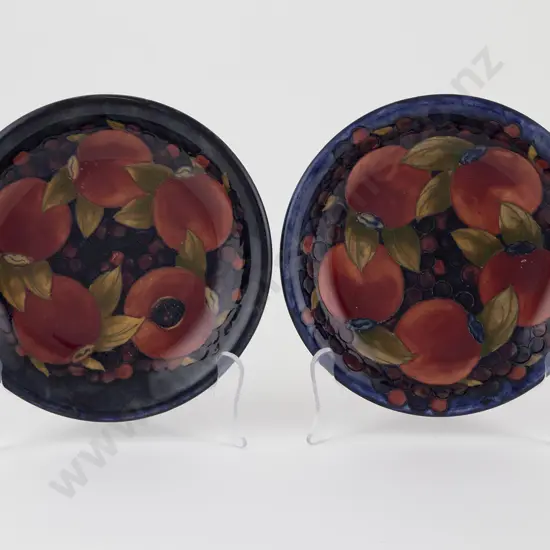 Two Walter Moorcroft Slightly Shallow Plates