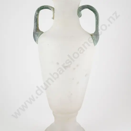 Modern Murano Scavo Art Glass Vase