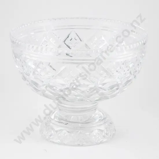 Heavy cut Crystal Footed Circular Table bowl