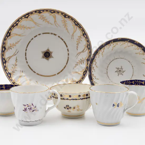 C1770 Chamberlains Worcester Tea Ware