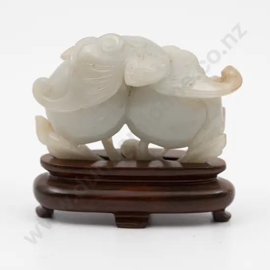Chinese Jade Carved Handling Piece