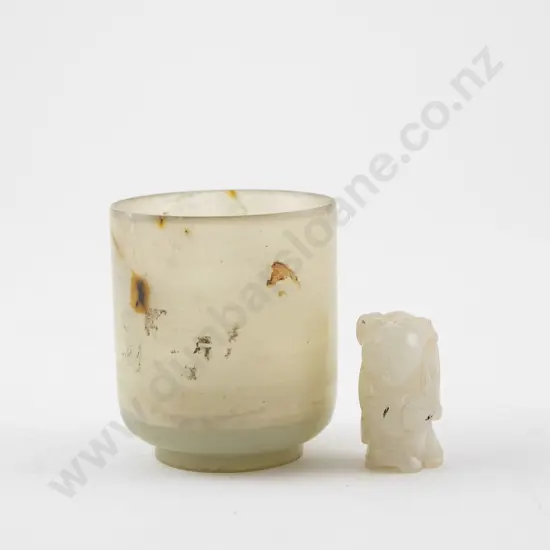 Small Carved Jade Figure Of A Man