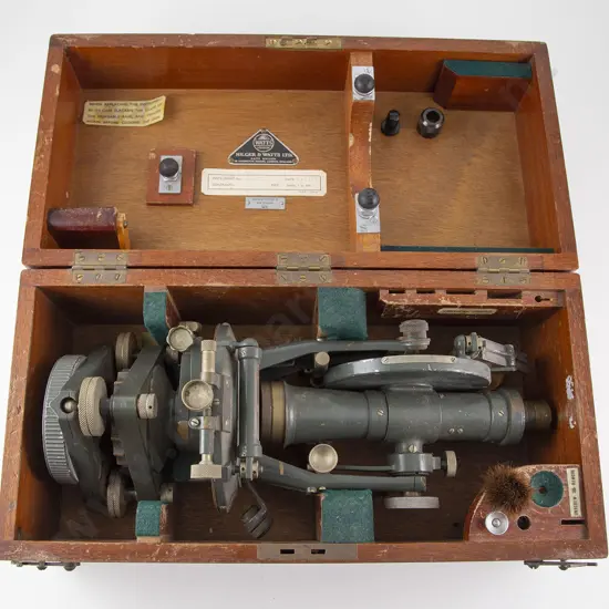 Cased Hilger & Watts Theodolite