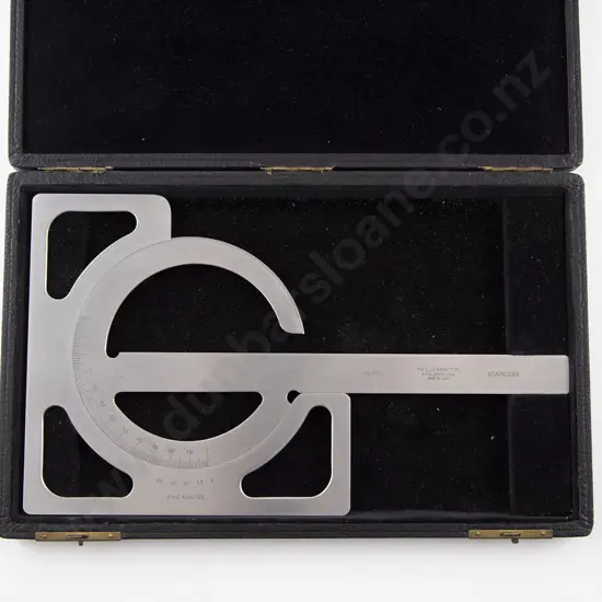 Boxed Protractor Stainless Steel No 362