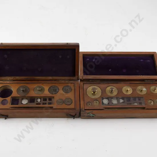 Two Cased Part Sets Of Micro Weights