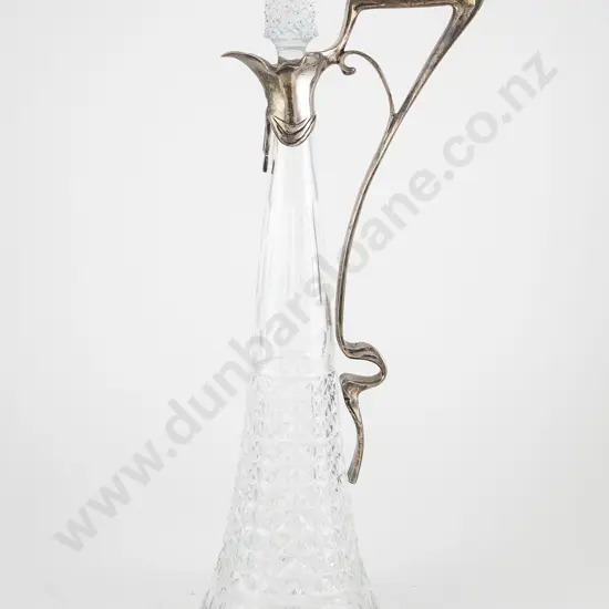 An Elegant Art Nouveau WMF Style Claret Jug