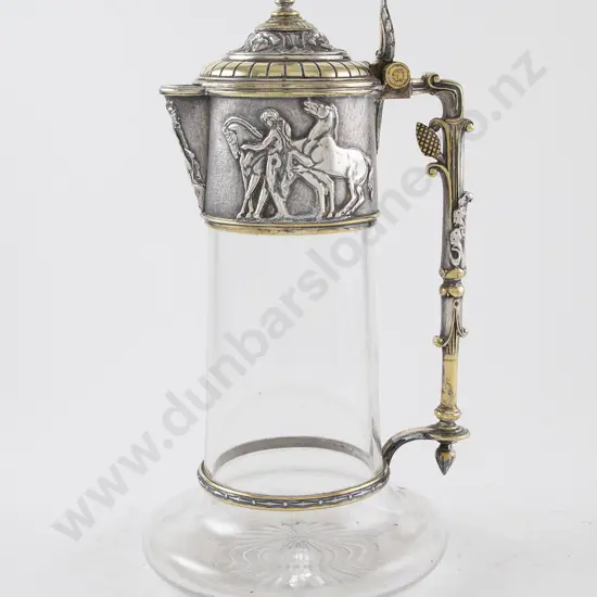 Vict Cut Glass claret Jug