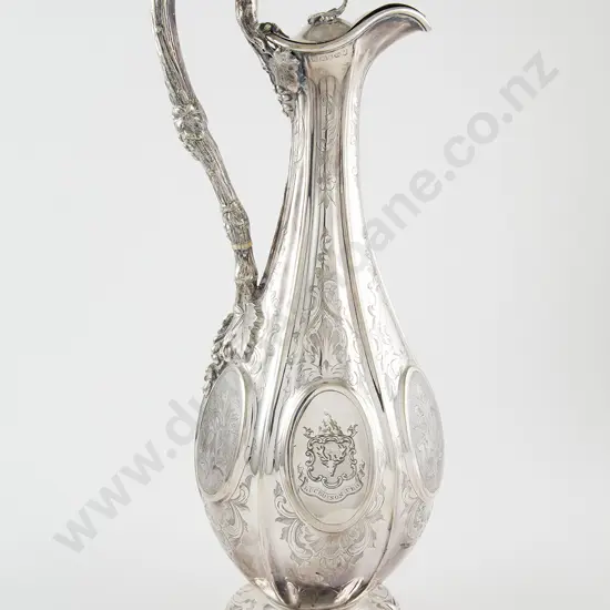 Vict S/P Wine Ewer