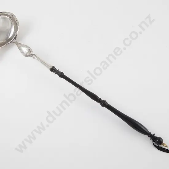 European Silver Punch Ladle