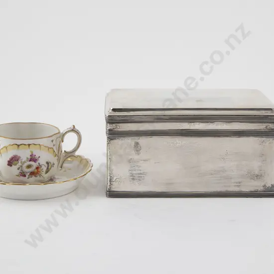 Dutch Silver Oblong Cigar Box