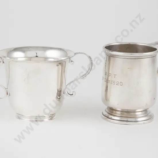 Geo V S/S Christening Mug